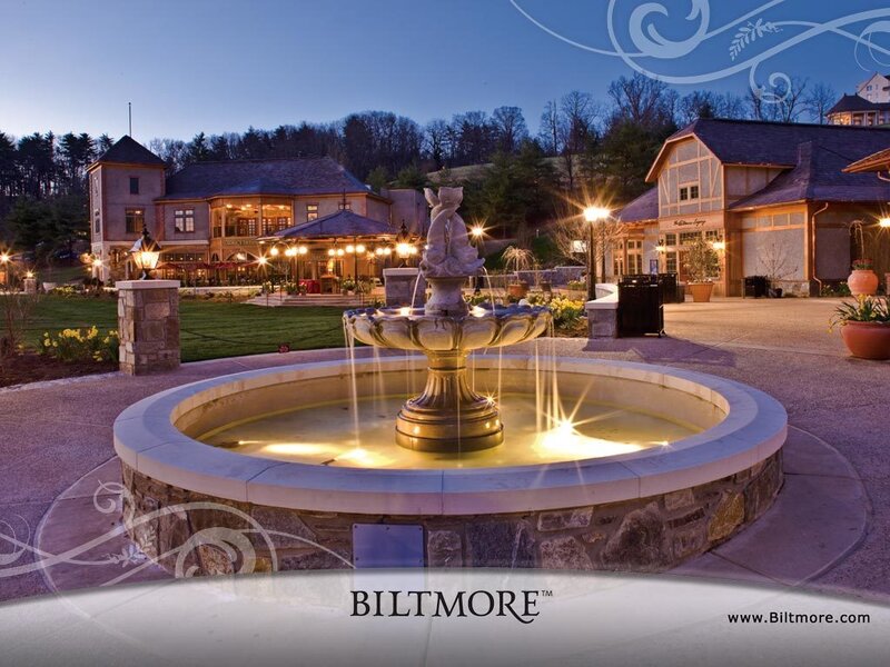 Biltmore Estate at dusk