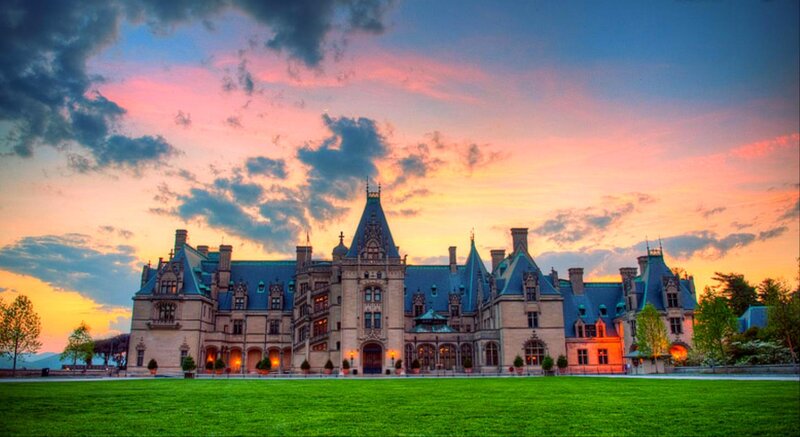 Biltmore Estate at Sunset