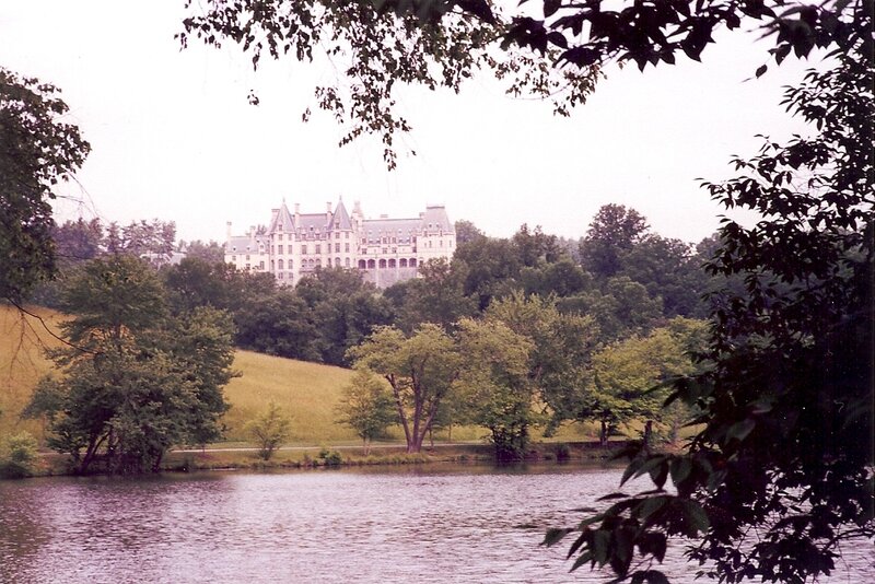 Biltmore Estate — Green, Serene, Afternoon, Photograph, Lake, Trees