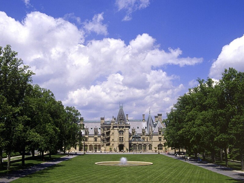 Biltmore Estate on a sunny day