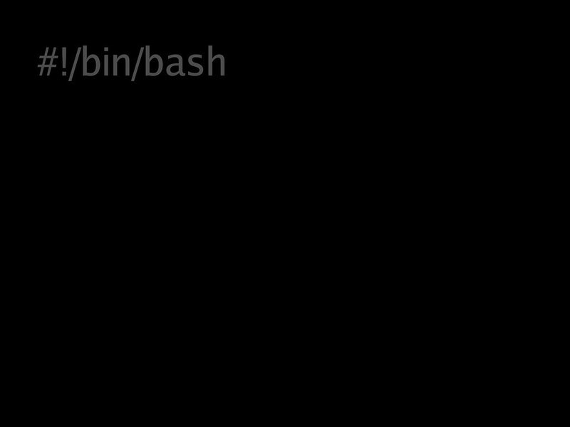 #!/bin/bash script