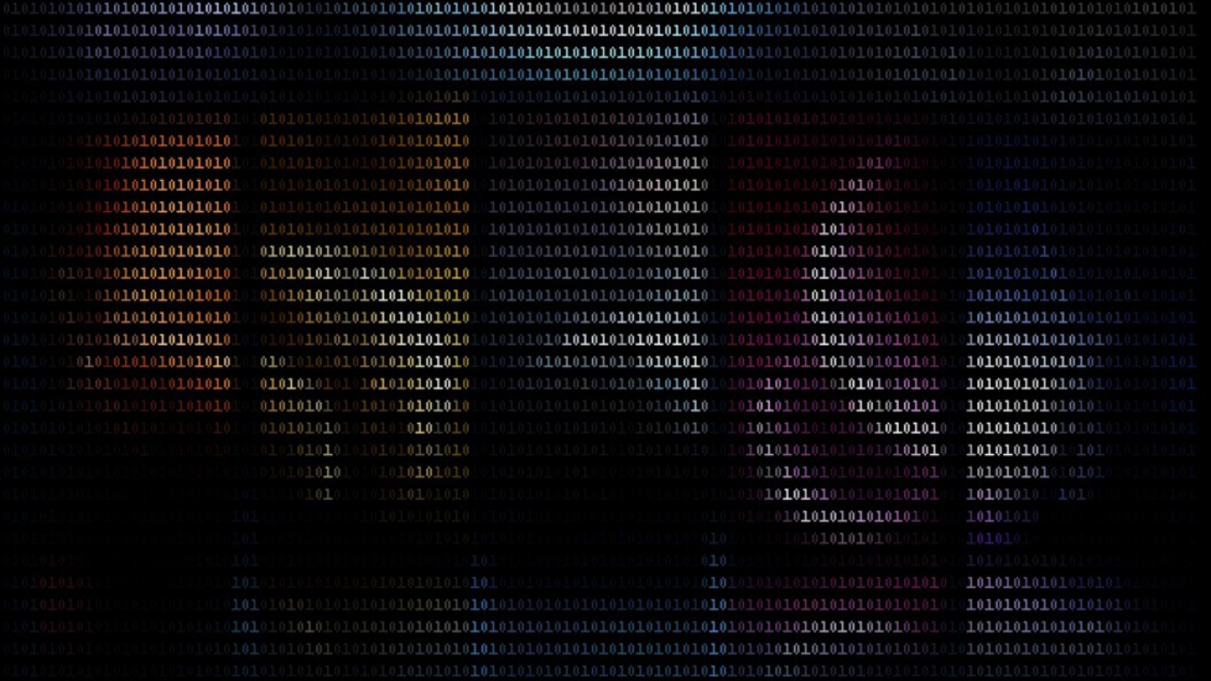 binary code background