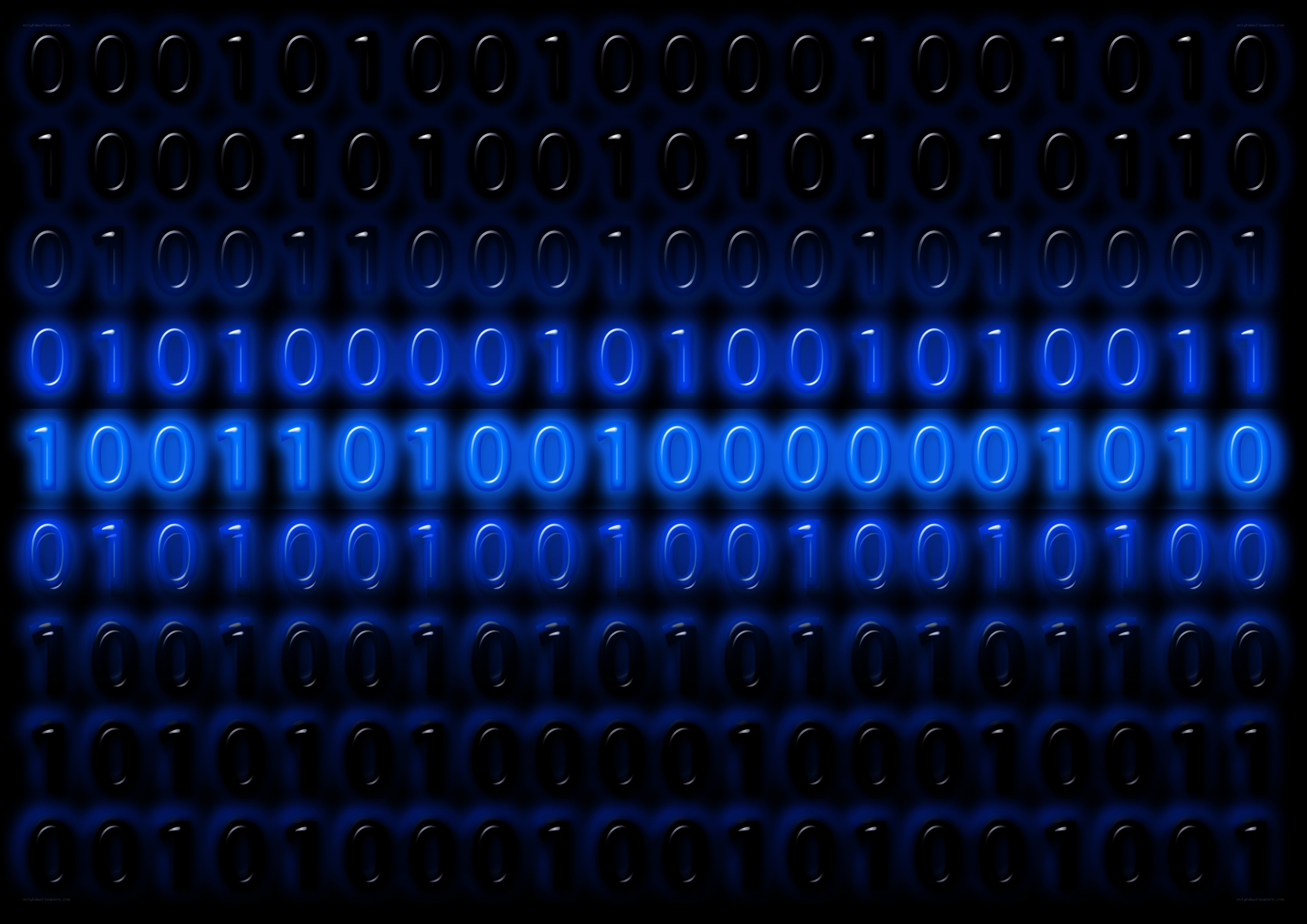 Binary code background