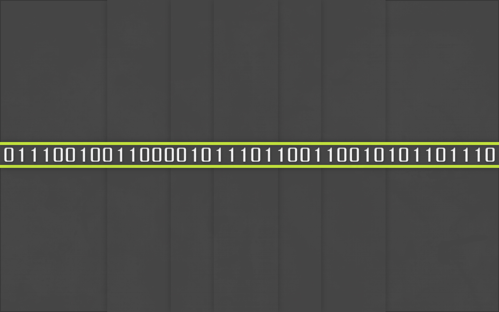 binary code on dark background