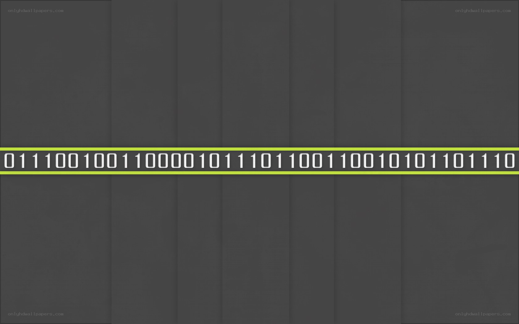 binary code on dark background