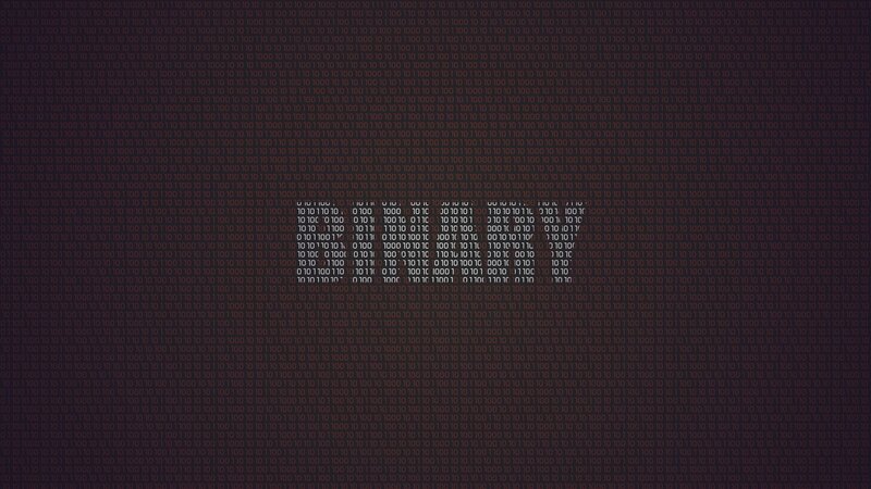 Binary Code Pattern — Black, Neutral, Abstract
