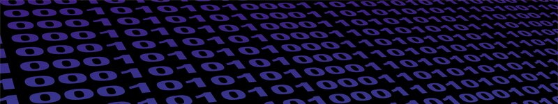 Binary Code Pattern — Purple