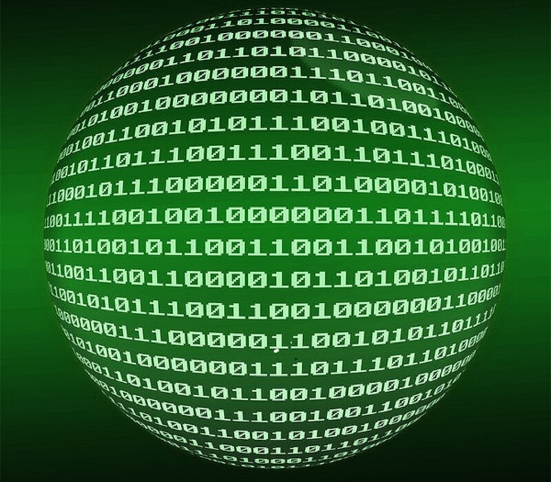 Binary Code Sphere