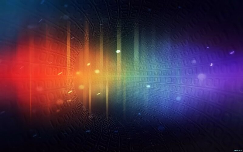 Binary Code Tunnel — Red