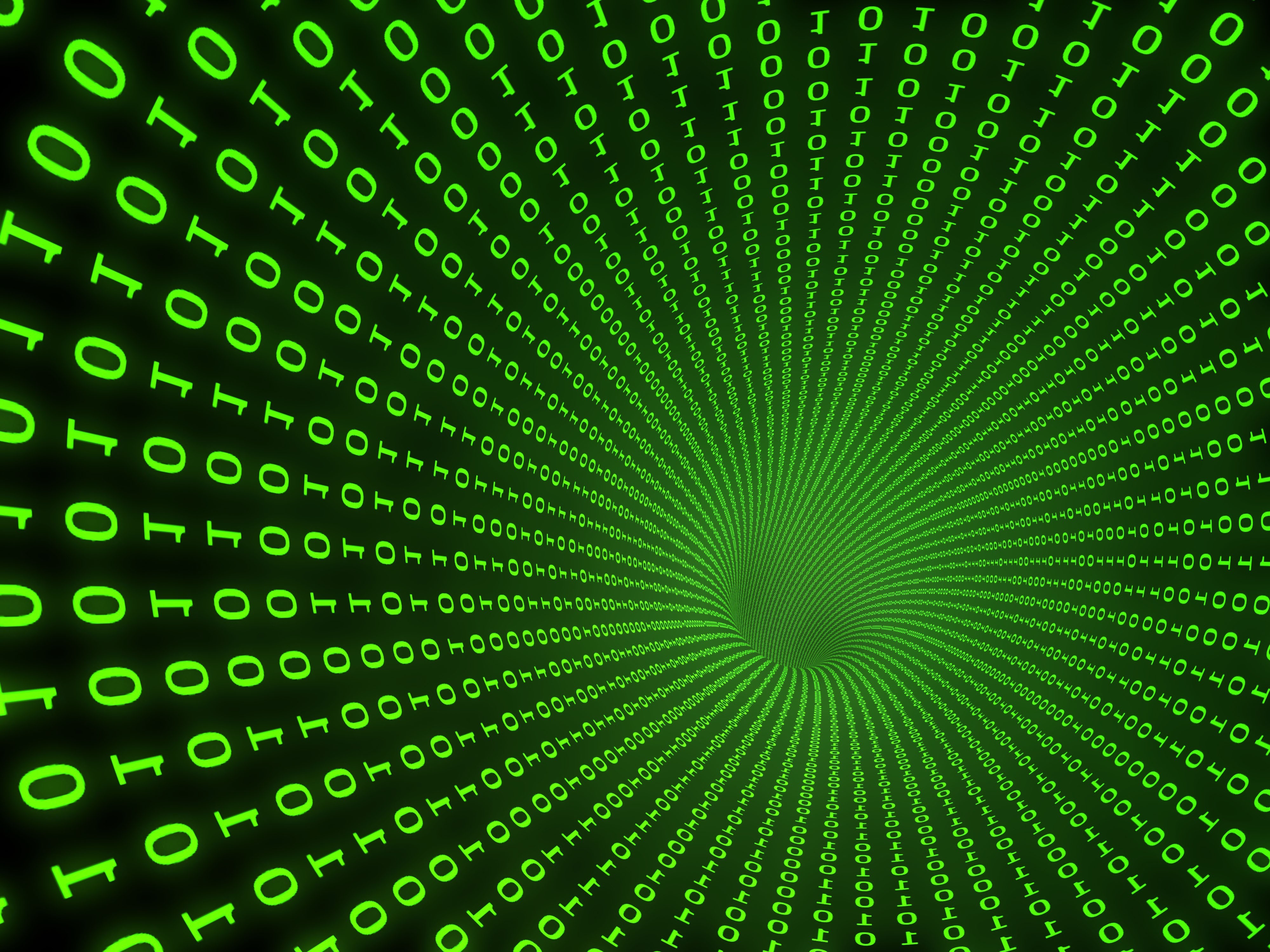 binary code tunnel