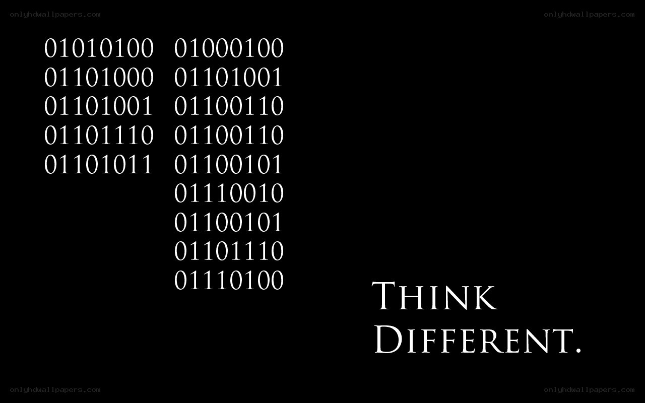 binary code with text