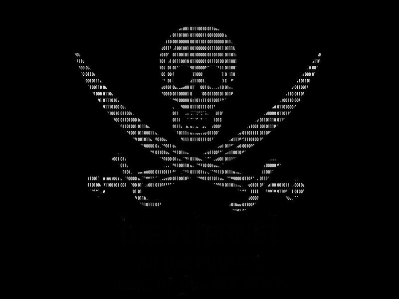 Binary skull and crossbones