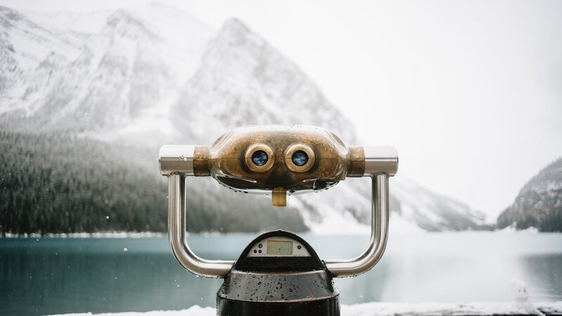 Binocular Viewer at Lake
