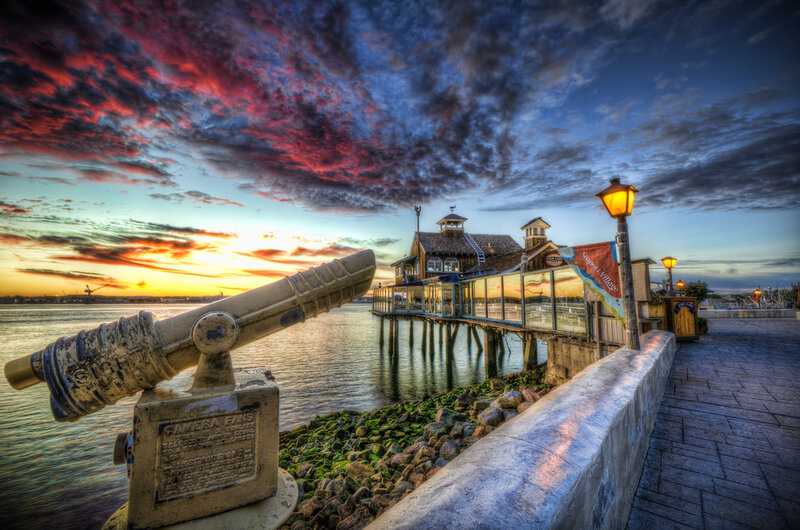 Binoculars on Pier