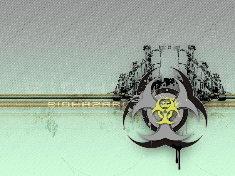 Biohazard city artwork