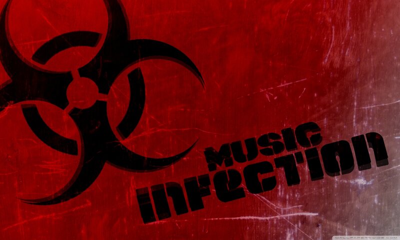 Biohazard Symbol and Text