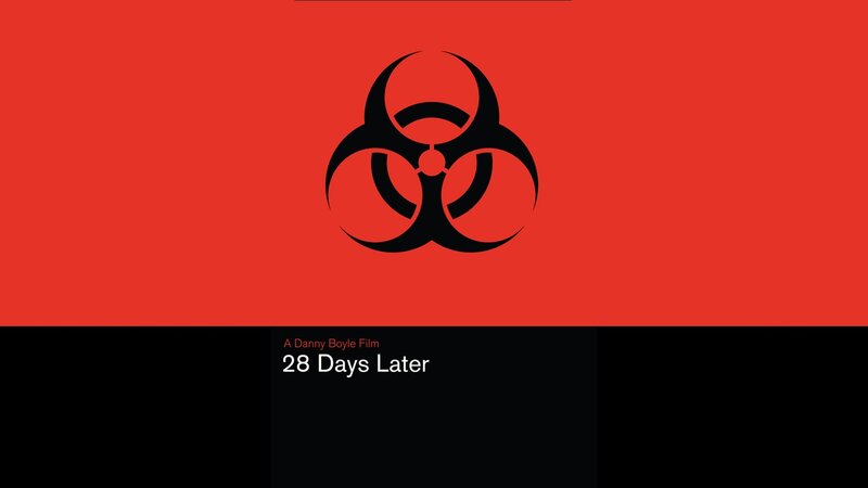Biohazard Symbol on Red