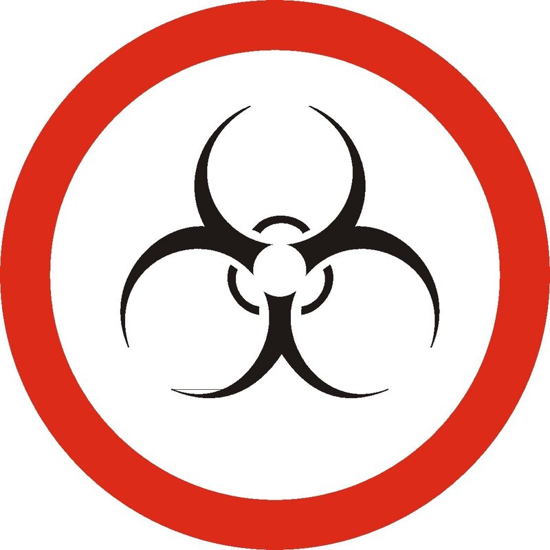 biohazard symbol sign