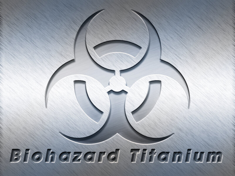 Biohazard Titanium logo