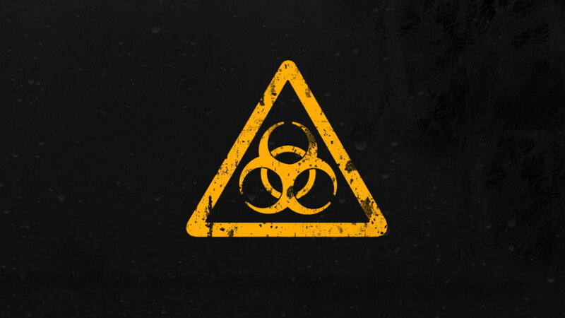 biohazard warning sign