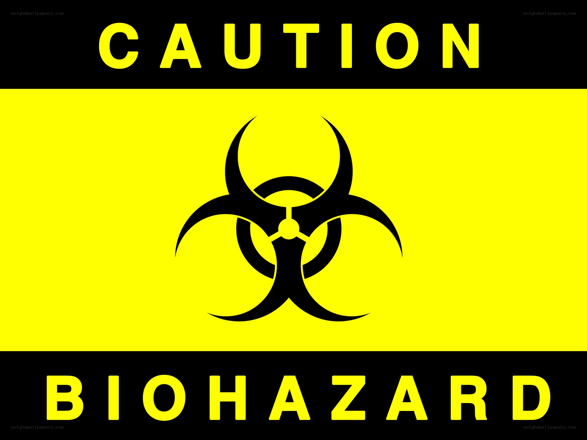 biohazard warning sign