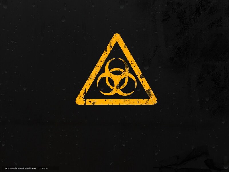 biohazard warning sign