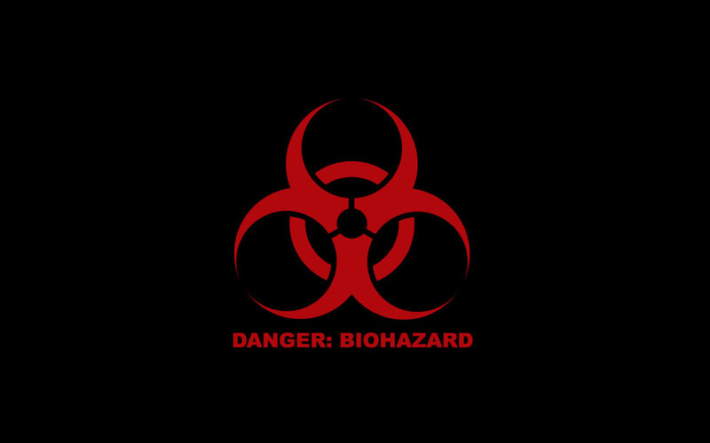 Biohazard warning symbol