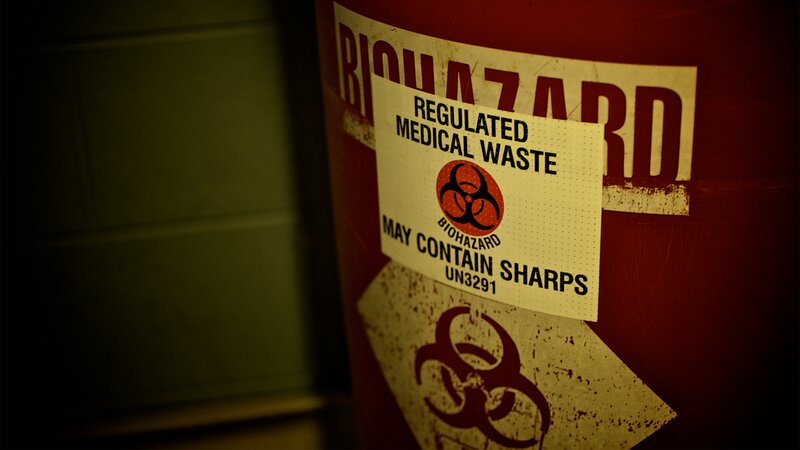 Biohazard Waste Container