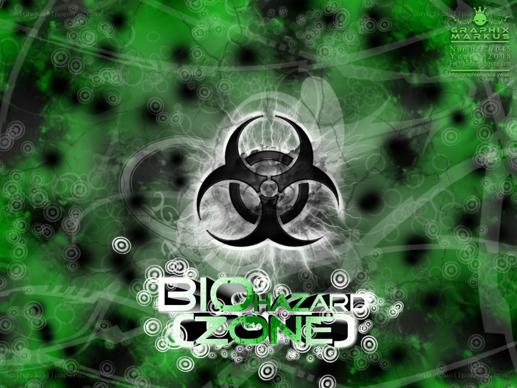 Biohazard Zone digital artwork