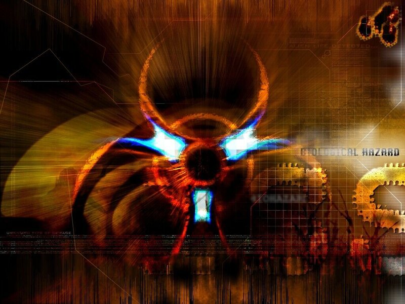 biological hazard digital art