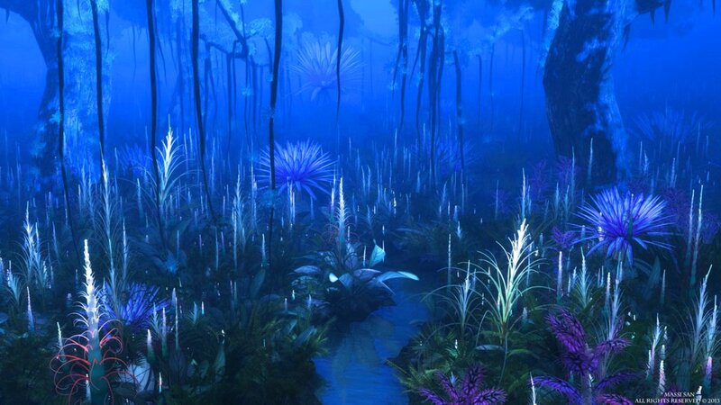 Bioluminescent Forest