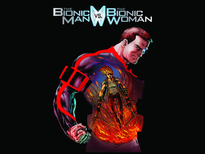 Bionic Man with Woman