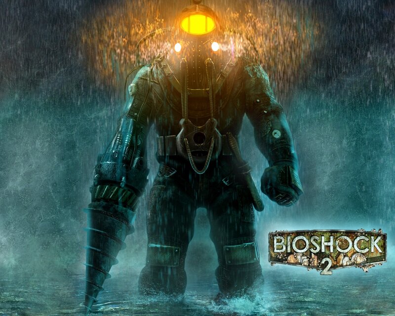 BioShock 2 character in rain