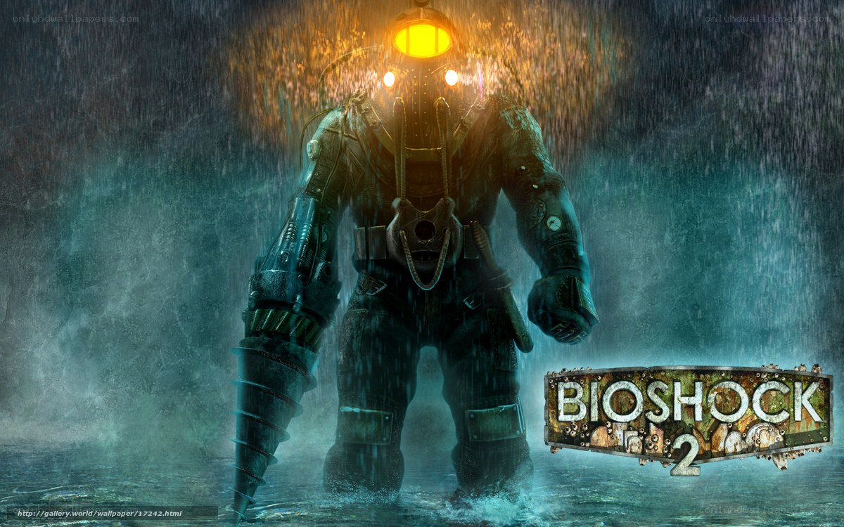 BioShock 2 character in rain