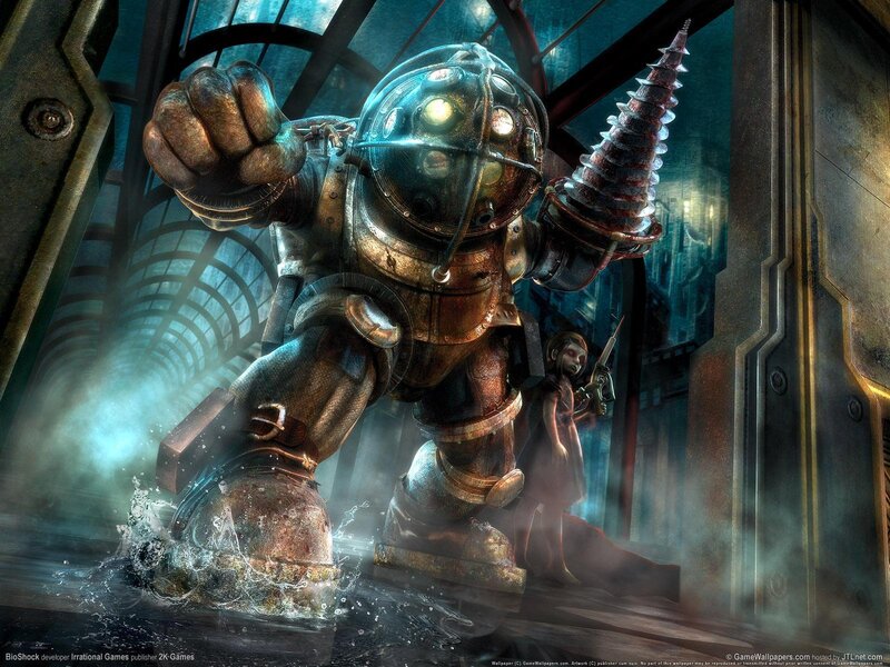 BioShock Big Daddy and Little Sister