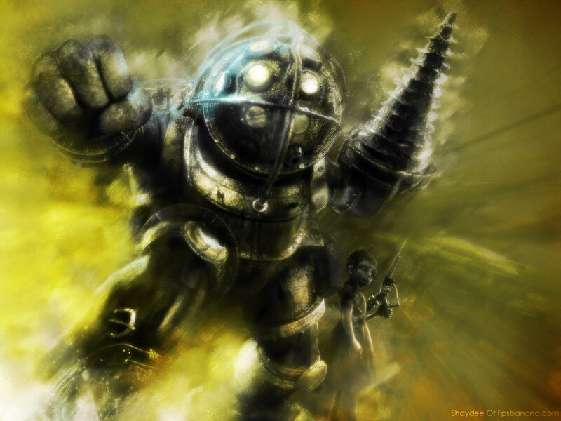 BioShock Big Daddy and Little Sister