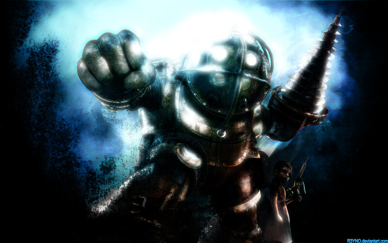 BioShock Big Daddy and Little Sister
