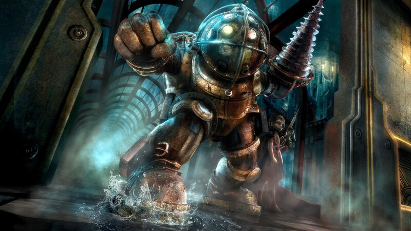 BioShock Big Daddy and Little Sister