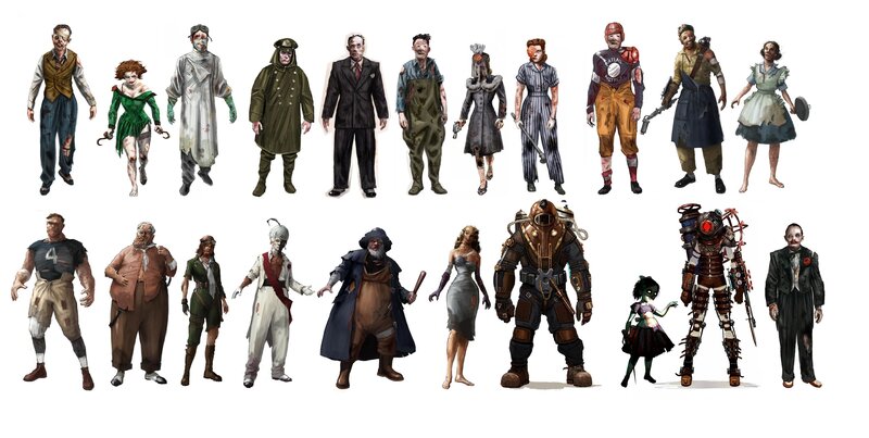 BioShock character concept art