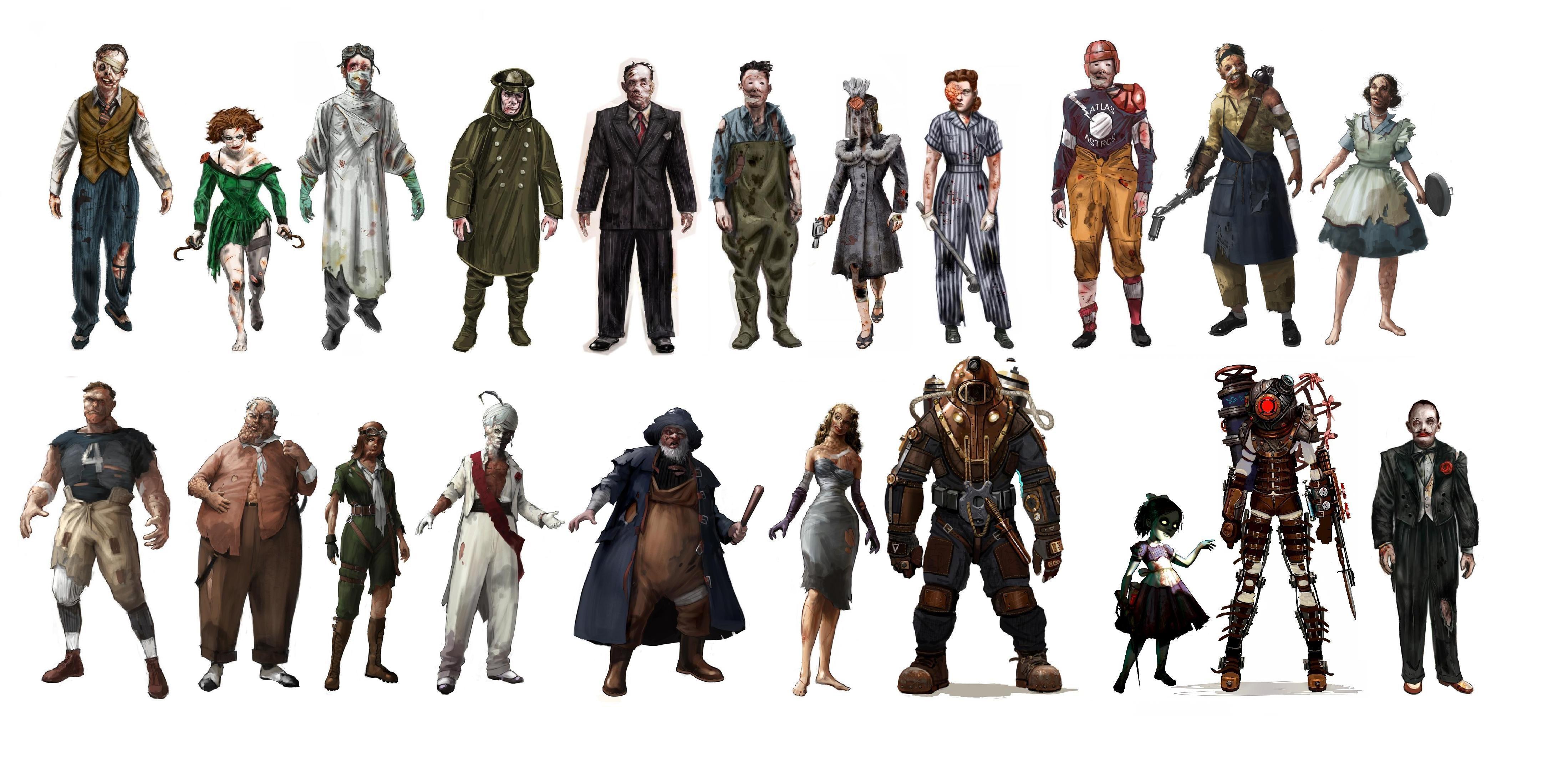 BioShock character concept art