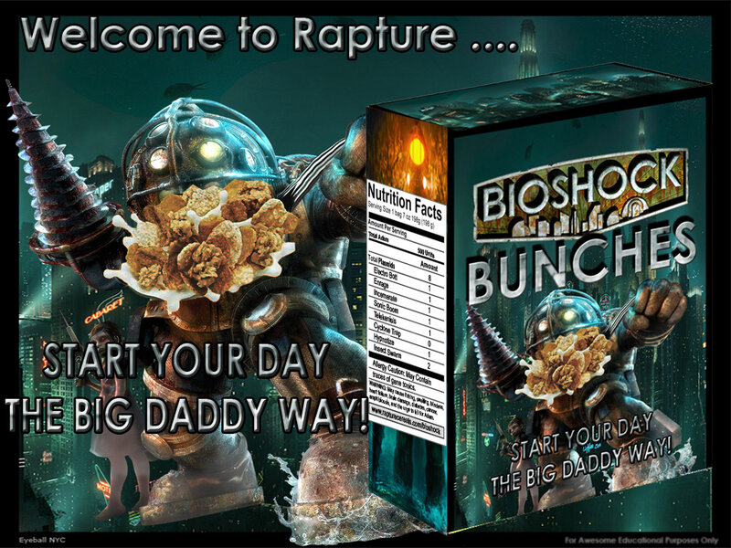 Bioshock Character with Food