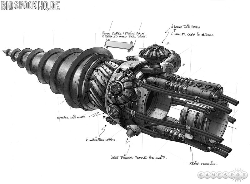 BioShock drill weapon concept
