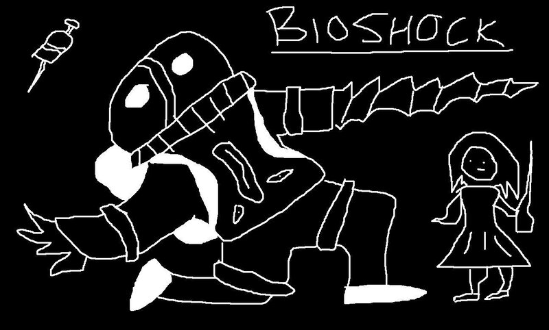 Bioshock game art sketch