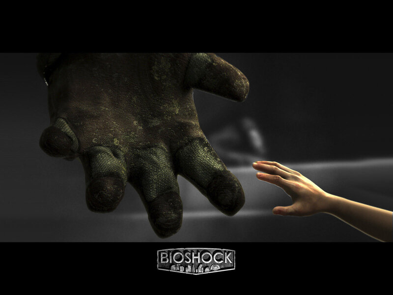 bioshock hand reaching