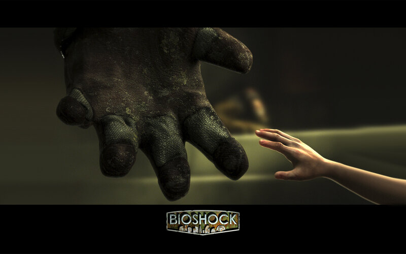 Bioshock hand reaching scene