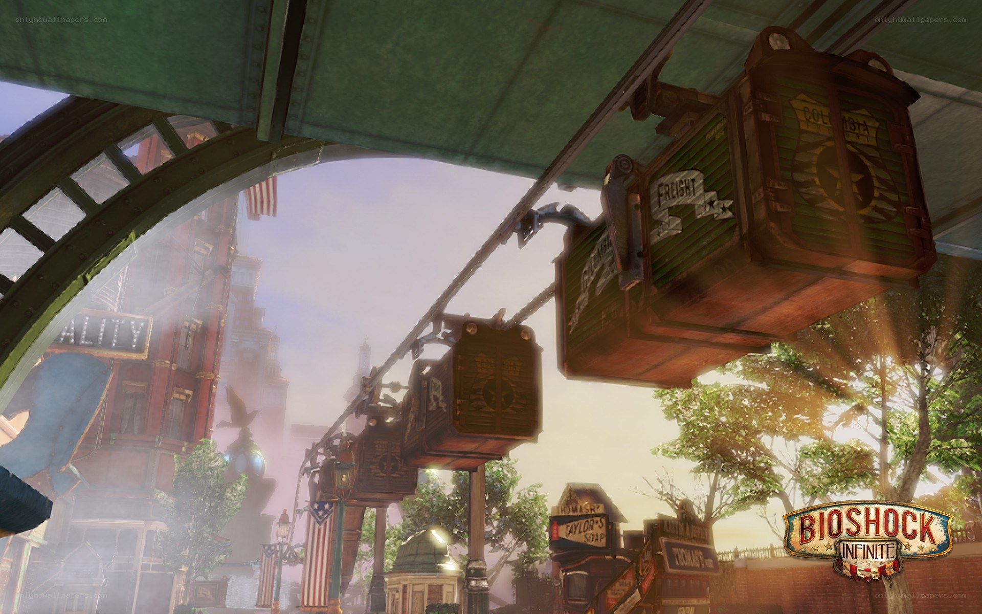 BioShock Infinite cityscape