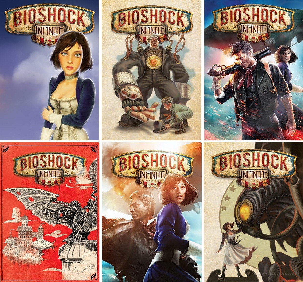 BioShock Infinite game covers