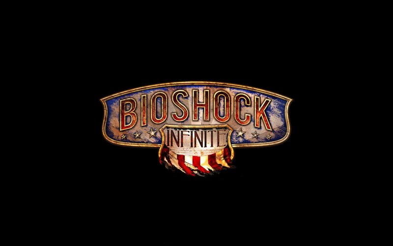 Bioshock Infinite Logo — Black, Dramatic, Digital Art, Stars