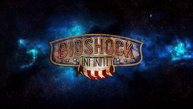 Bioshock Infinite Logo — Blue, Dramatic, Night