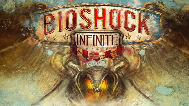 Bioshock Infinite Logo — Red, Dramatic